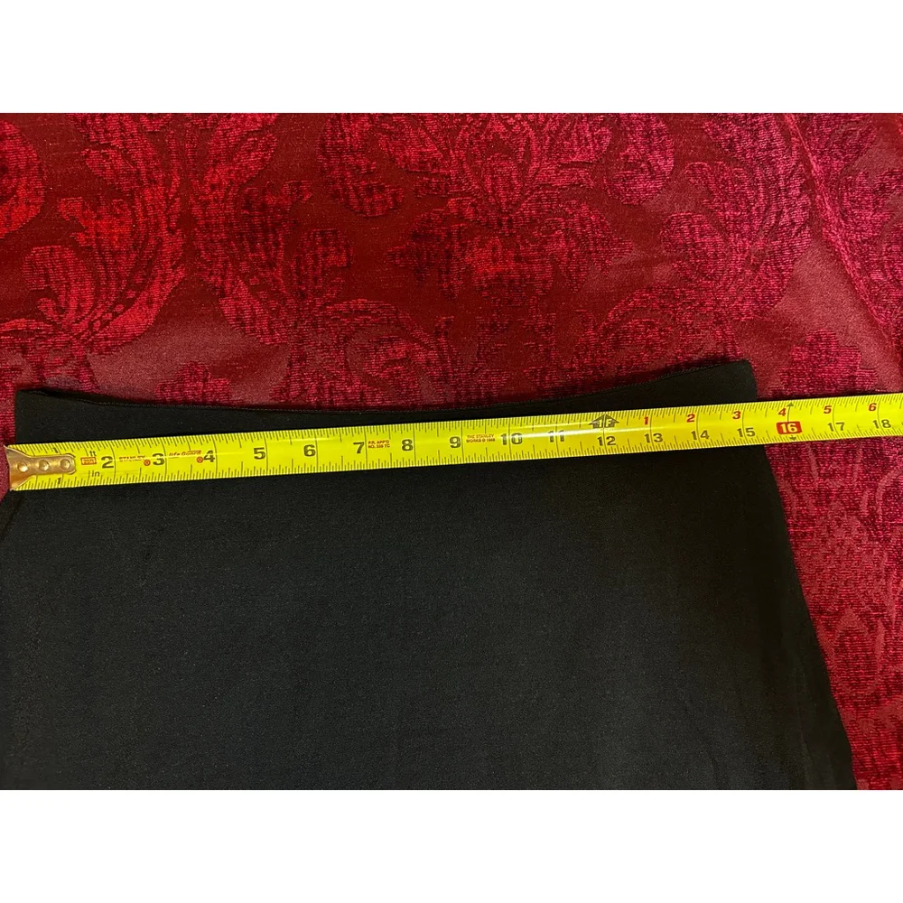 Kate Spade Black Ruffle Mini Skirt Size 10